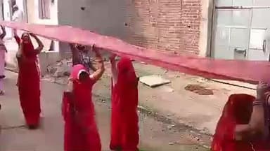 सुनेल: ओसाव में चुनर यात्रा निकालकर किया गया गो पूजन