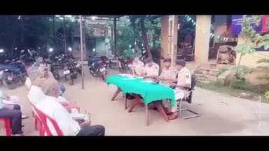 खड़गपुर: लोक आस्था के महापर्व छठ पूजा को लेकर खड़गपुर थाना परिसर में शांति समिति सदस्यों की बैठक आयोजित