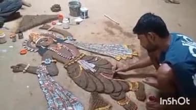 करेरा: नगर करैरा सहित ग्रामीण क्षेत्रों में गोवर्धन पूजा, दूध-खीर और अन्नकूट का भोग लगाया गया