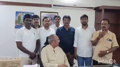 కొడంగల్: పోలీస్ కార్పొరేషన్ చైర్మన్ గుర్నాథ్ రెడ్డిని కలసి వినతి పత్రాన్ని అందజేసిన కొడంగల్ అభివృద్ధి పరిరక్షణ కమిటీ సభ్యులు