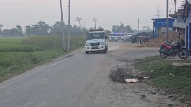 बनमा इटहरी: सहरसा: डीएम एवं एसपी ने विधानसभा चुनाव शांतिपूर्ण कराने के लिए बनमा ईटहरी का दौरा किया