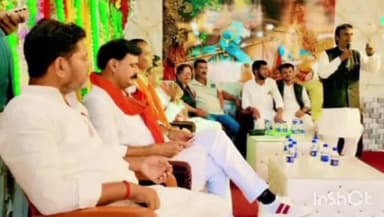 भगवानपुर: भगवानपुर में एनडीए कार्यकर्ता की बैठक में पहुंचे मंत्री जामा खां ने कार्यकर्ताओं को किया सम्मानित