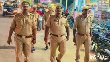 तिलोई: तिलोई त्योहार को लेकर तिलोई पुलिस ने की पैदल गश्त