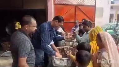 संभल: संभल के सरायतरीन महामृत्युंजय तीर्थ मंदिर पर दीपावली के बाद अन्नकूट प्रसाद का वितरण, मेले का आयोजन भी हुआ