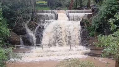 கல்வராயன் மலை: பெரியார் நீர்வீழ்ச்சியில் ஆர்ப்பரித்துக் கொட்டும் தண்ணீரால் இரண்டாவது நாளாக சுற்றுலாப் பயணிகள் குளிக்க தடை விதிப்பு