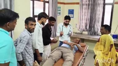 दांतारामगढ़: अखेपुरा टोल बूथ के पास अज्ञात वाहन ने बाइक को मारी टक्कर, एंबुलेंस जाम में फंसी