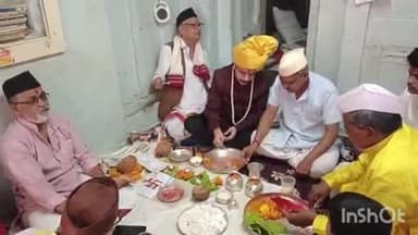 देऊळगाव राजा: श्री बालाजी संस्थान येथे दीपावली पाडव्याच्या मुहूर्तावर  सरस्वती पूजन व वही खात्याचे पूजन संपन्न