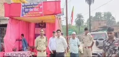 दलसिंहसराय: दलसिंहसराय में एसडीओ और डीएसपी ने मतदान केंद्रों व ईवीएम डिस्पैच सेंटर का जायजा लिया