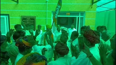 जहाज़पुर: अमरवासी ग्रामवासियों ने विधायक गोपीचंद मीणा को दीपावली की शुभकामनाएं दी
