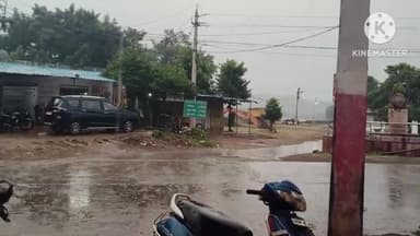 चंदेरी: चंदेरी में झमाझम बारिश से बदला मौसम का मिजाज