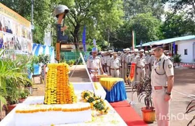 देसाईगंज वडसा: 191 बटालियन सी आर पी एफ चा वतीने देसाईगंज येथे पोलीस स्मृतिदिन साजरा करण्यात आला