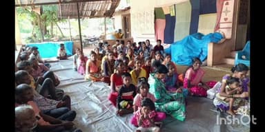 खेड: खेड धामणंद येथील निवाची वाडीतील आदिवासी महिलांना साडी वाटप करून भाजपने दिवाळी केली साजरी