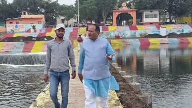 राजगढ़: सारंगपुर में राज्य मंत्री मोहन नागर ने कपिल मुनि की तपोस्थली में मत्था टेका, महादेव की पूजा की