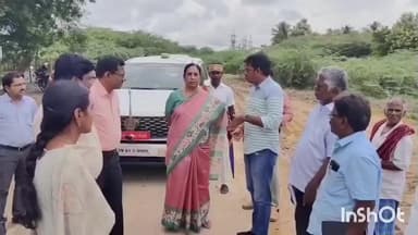 செந்துறை: மாவட்டத்தில் மேற்கொள்ளப்பட்டு வரும் வடகிழக்கு பருவமழை முன்னேற்பாடு பணிகள் குறித்து மாவட்ட கண்காணிப்பாளர் ஆய்வு