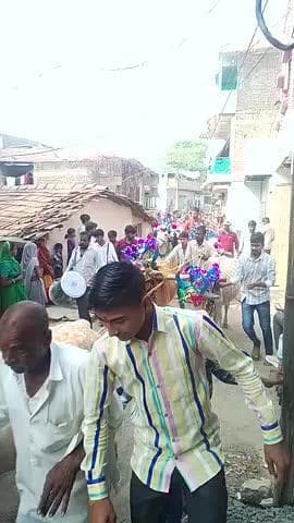 Nagarbhavi mein Aaj bheruji ki sawari nikaali gai mahila vo na Aashirwad liya