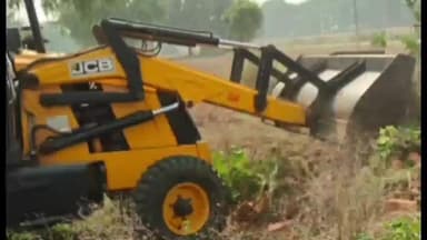 कनीना: जिला नगर योजनाकार विभाग की टीम ने कनीना-सीहोर रोड पर 3 एकड़ में बन रही अवैध कॉलोनी को किया ध्वस्त