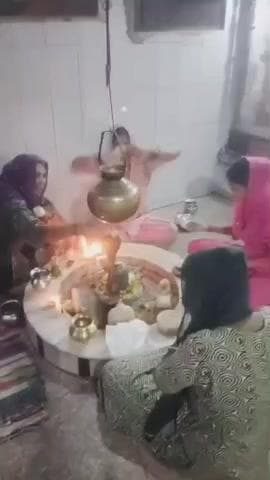 कार्तिक माह में कथा, कीर्तन, और हवन का किया गया आयोजन।