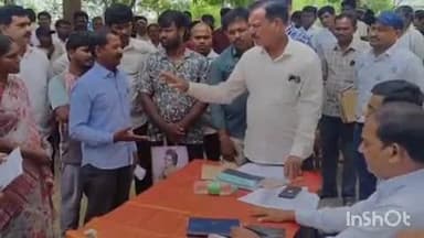 కొడంగల్: హకీంపేట్ గ్రామంలో ఇండస్ట్రియల్ కారిడార్ కోసం భూసేకరణ చేస్తున్న అధికారులు