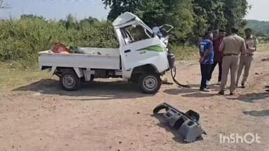 ઉચ્છલ: ઉચ્છલ તાલુકાના ઝરણપાડા ગામે ઊભેલી ટ્રકમાં ટેમ્પો ભટકાવી દેતા દંપતીનું મોત નિપજ્યું.