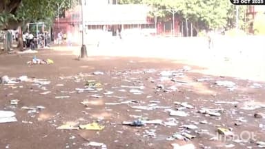 मुंबई: दादरच्या छत्रपती शिवाजी महाराज पार्क मैदानामध्ये मोठ्या प्रमाणात घाणीचं साम्राज्य पसरलं