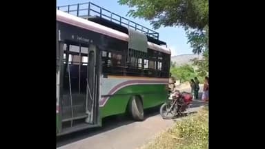 ధర్మపురి: నేరెళ్ల గ్రామం వద్ద ఊడిపోయిన అర్. టి.సి.బస్ వెనుక టైర్ -ప్రయాణికులు సురక్షితం. తప్పిన పెను ప్రమాదం....