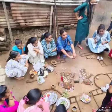 दिनारा: दिनारा दावथ और सूर्यपुरा में बहनों ने भाइयों की सुख, समृद्धि और शांति के लिए किया भैया दूज का व्रत