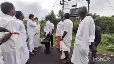 ஆற்காடு: விளாப்பாக்கம் பகுதியில் தொடர் மழையில் சேதமடைந்த மின் கம்பங்களை சீரமைக்கும் பணியினை MLA நேரில் ஆய்வு