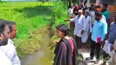 அரக்கோணம்: அரக்கோணம் மற்றும் அதன் சுற்றுவட்டார பகுதிகளில் வெள்ள பாதிப்புகளை மாவட்ட ஆட்சியர் நேரில் பார்வையிட்டு ஆய்வு செய்தார்