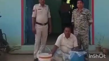 कनकबीरा पुलिस की कार्रवाई में जंगल से 30 लीटर कच्ची महुआ शराब के साथ आरोपी किया गया गिरफ्तार