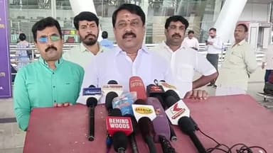 ஆலந்தூர்: செல்வபெருந்தகை தவறான கூட்டணியில் உள்ளார் - விமான நிலையத்தில் நயினார் நாகேந்திரன் பேட்டி