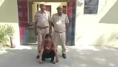बानसूर: हरसोरा थाना पुलिस की टीम ने कार्रवाई करते हुए घर में घुसकर मारपीट के मामले में एक व्यक्ति को किया गिरफ्तार