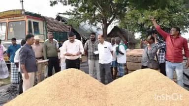 வலங்கைமான்: நார்த்தங்குடி நேரடி நெல் கொள்முதல் நிலையத்தில் மாவட்ட ஆட்சியர் ஆய்வு