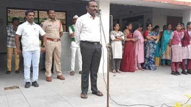 ఘన్పూర్ ములుగు: గణపురం మండలంలోని వివిధ పాఠశాలలను పరిశీలించిన సీనియర్ సివిల్ జడ్జి నాగరాజ్