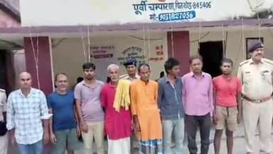 तेतरिया: राजेपुर थाना पुलिस ने विशेष अभियान में हत्या के प्रयास के 4 और शराब तस्करी के 4 आरोपियों को किया गिरफ्तार