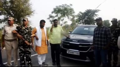 नौतन: मंगलपुर बांध पर एसएसटी ने किआ कार से अवैध बियर बरामद की, दो गिरफ्तार, कार जब्त