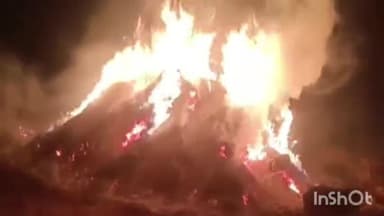 मनोरा: तळप बू शिवारातील शेतकऱ्यांच्या सोयाबीनला आज्ञात ईसमाने लावली आग मानोरा पोलीस मध्ये गुन्हा दाखल