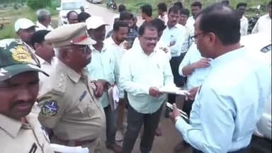 వర్ని: వర్ని మండలంలోని సిద్ధాపూర్ రిజర్వాయర్ ను సందర్శించిన కలెక్టర్ వినయ్ కృష్ణారెడ్డి