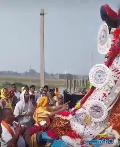 शाम्हो अकहा कुरहा: मूर्ति विसर्जन के साथ शाम्हो का ऐतिहासिक तीन दिवसीय काली पूजा मेला संपन्न