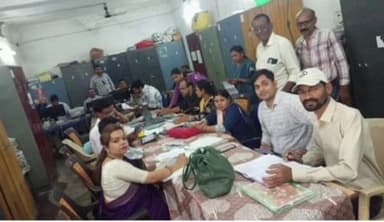 आरंग: आरंग में अपार आईडी बनाने के लिए शिविर का आयोजन हुआ