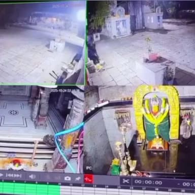 ಶಹಾಬಾದ: ಹೊನಗುಂಟಾ ಗ್ರಾಮದ ಚಂದ್ರಲಾಂಬ ದೇವಿಯ ಮೈಮೇಲಿನ ಚಿನ್ನಾಭರಣ, ನಗದು ಕಳ್ಳತನ: ಸಿಸಿ ಟಿವಿಯಲ್ಲಿ ಕೃತ್ಯ ಸೆರೆ