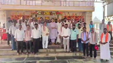 కాలూర్ తిమ్మనదొడ్డి: పాగుంట శ్రీ శ్రీ వెంకటేశ్వర స్వామి జాతర సందర్బంగా స్వామిని దర్శించుకున్న బిజెపి రాష్ట్ర నాయకురాలు డి కె. స్నిగ్ద రెడ్డి