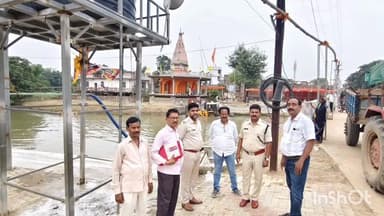 बंशीधरनगर (नगर उंटारी): थाना प्रभारी ने छठ घाटों का निरीक्षण किया, आवश्यक दिशा-निर्देश दिए