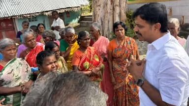 வேடசந்தூர்: கனப்பாடி புதுப்பட்டியில் அதிமுக மூத்த நிர்வாகிகளை சந்தித்த முன்னாள் எம்எல்ஏ பரமசிவம்