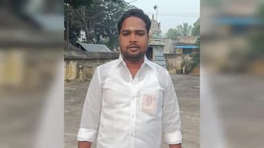 விழுப்புரம்: எல்லீஸ்சத்திரம் கூட்டு சாலை அருகே  அமர்ந்தவர் மீது வாகனம் மோதியதில் சம்பவ இடத்தில் ஒருவர் உயிரிழப்பு