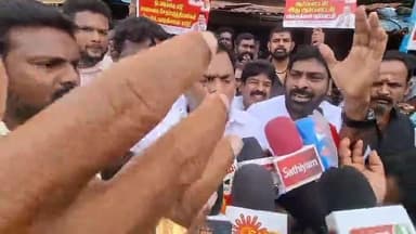 ஆவடி: நெற்குன்றத்தில்  சாலையை சீரமைக்க கோரி பேட்டி அளித்திருந்த போதே அதிமுக கவுன்சிலர் கைது
