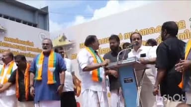 മീനച്ചിൽ: പൂഞ്ഞാർ തെക്കേക്കര പഞ്ചായത്ത് പ്രസിഡന്റ്റ് ജോർജ്ജ് മാത്യു അത്തിയാലിൽ ബി.ജെ.പി യിൽ ചേർന്നു