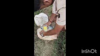 बनकटवा: पशु के घास काटने के बहाने महिला करती थी शराब की तस्करी, झरौखर पुलिस ने शराब को किया ज़ब्त