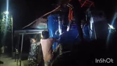 चांडिल: चावलीबासा के पास अनियंत्रित होकर घुसी 407 वैन, चालक और खलासी घायल