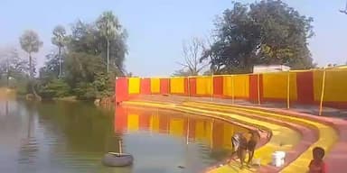 हिरणपुर: बीडीओ व थाना प्रभारी ने स्व. विभूति भूषण दत्ता छठ घाट व नामोपाड़ा छठ घाट का निरीक्षण किया #indian #festival #chhat #puja