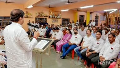 मानगाव: माणगाव तालुक्यातील मौजे सालेगाव येथील सुशोभित करण्यात आलेल्या उद्यानाला नामफलकाचा अनावरण सोहळा